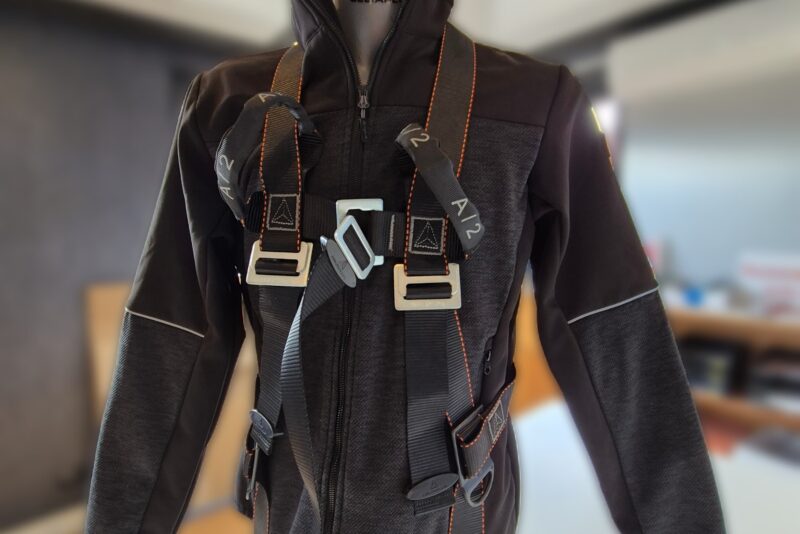 Paspop met valbeveiliging